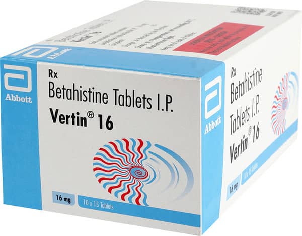 Vertin 16Mg Strip Of 15 Tablets