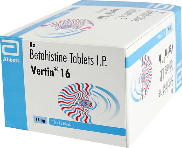 Vertin 16Mg Strip Of 15 Tablets