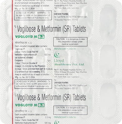 Vogloyd M 0.3mg Strip Of 15 Tablets