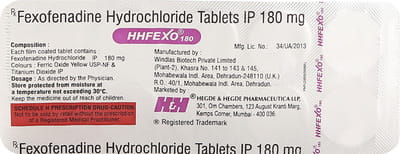 Hhfexo 180 Strip Of 10 Tablets