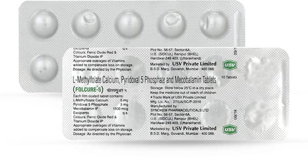 Folcure 5mg Strip Of 10 Tablets