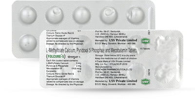 Folcure 5mg Strip Of 10 Tablets