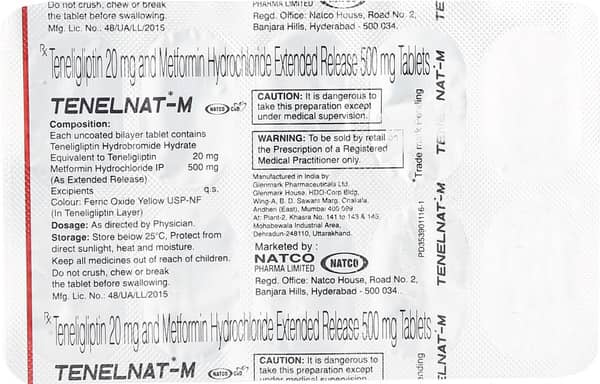Tenelnat M Strip Of 10 Tablets