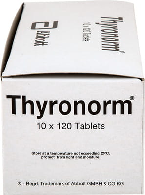 Thyronorm 100mcg Bottle Of 120 Tablets
