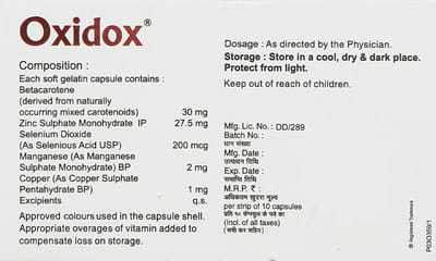Oxidox Strip Of 10 Capsules