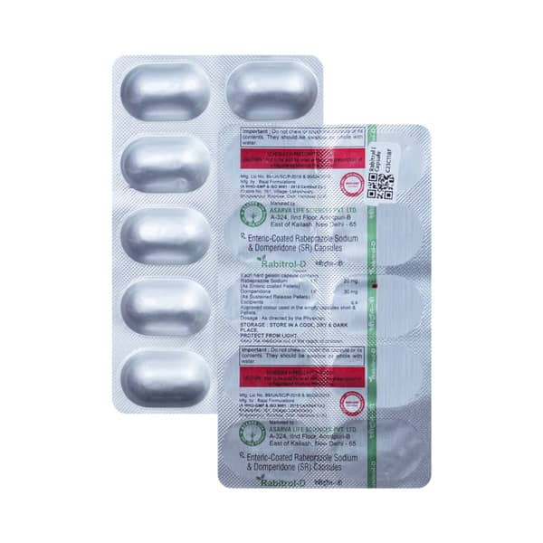 Rabitrol D Strip Of 10 Capsules