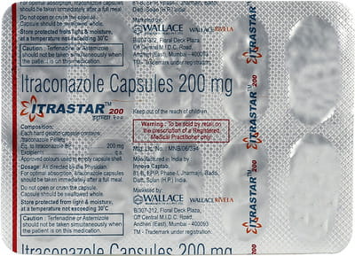 Itrastar 200mg Strip Of 10 Capsules