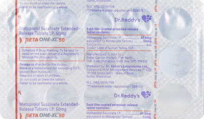 Betaone Xl 50mg Strip Of 15 Tablets