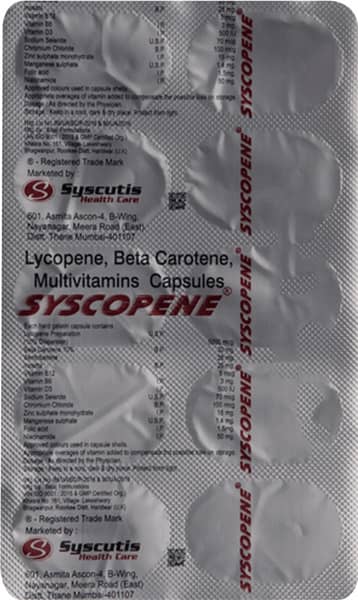 Syscopene Strip Of 10 Capsules