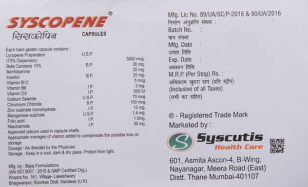 Syscopene Strip Of 10 Capsules
