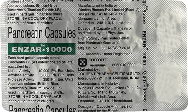 Enzar 10000 Strip Of 10 Capsules