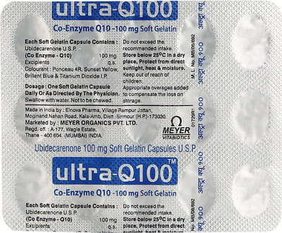 Ultra Q 100 Strip Of 15 Capsules