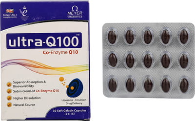 Ultra Q 100 Strip Of 15 Capsules