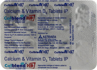 Calblend Hd Strip Of 10 Tablets