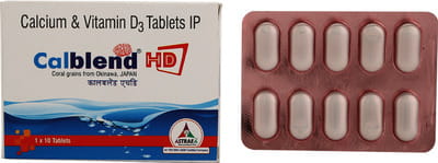 Calblend Hd Strip Of 10 Tablets