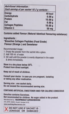 Genuflex Sugar Free Sachet Of 10.5gm Powder