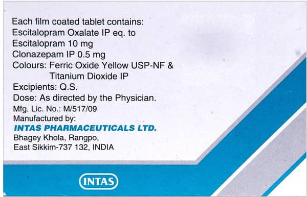 Depran 10/0.5mg Strip Of 15 Tablets