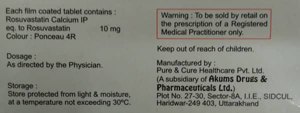 Rozfirst F 10mg Strip Of 10 Tablets