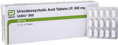 यूडिलिव 300एमजी 15 टैबलेट्स की स्ट्रिप