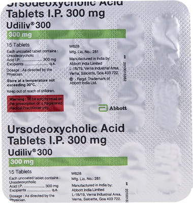 यूडिलिव 300एमजी 15 टैबलेट्स की स्ट्रिप