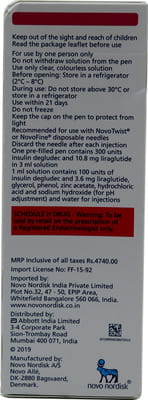 Xultophy 100iu/3.6mg Pre Filled Pen Of 3ml Solution For Injection