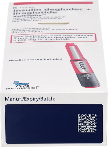 ज़ल्टोफी 100iu/3.6एमजी इंजेक्शन के लिए 3एमएल सॉल्यूशन का प्री-फिल्ड पेन