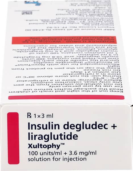 ज़ल्टोफी 100iu/3.6एमजी इंजेक्शन के लिए 3एमएल सॉल्यूशन का प्री-फिल्ड पेन
