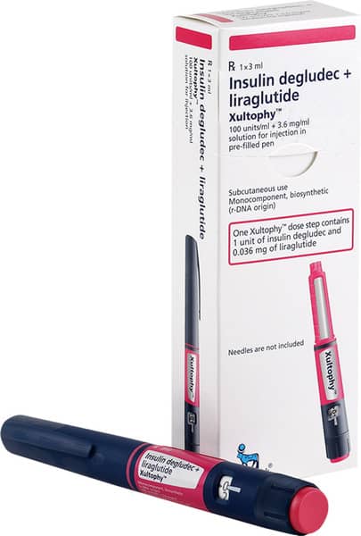 ज़ल्टोफी 100iu/3.6एमजी इंजेक्शन के लिए 3एमएल सॉल्यूशन का प्री-फिल्ड पेन