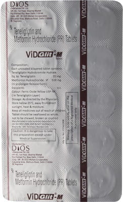 Vidglit M Strip Of 10 Tablets