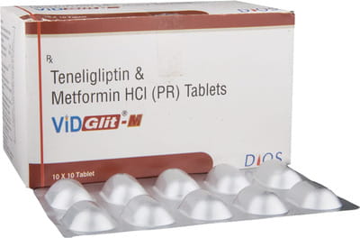 Vidglit M Strip Of 10 Tablets