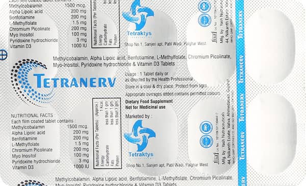 Tetranerv Strip Of 10 Tablets