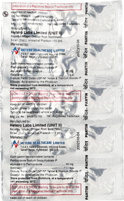 Pantin 40mg Strip Of 15 Tablets