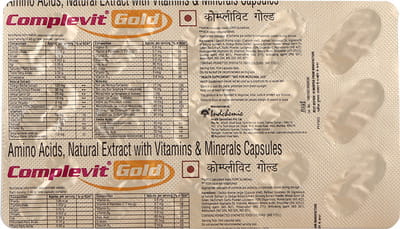 Complevit Gold Strip Of 15 Capsules