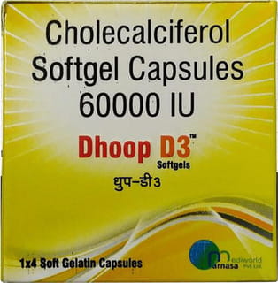 Dhoop D3 Strip Of 4 Capsules