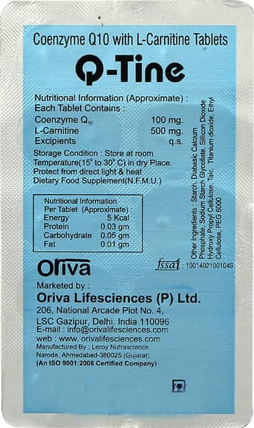 Q Tine Strip Of 10 Tablets