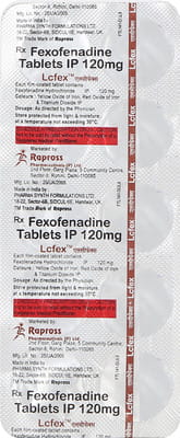 Lcfex 120mg Strip Of 10 Tablets