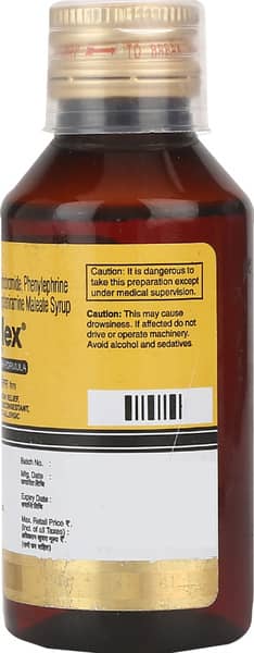 Alex Bottle Of 100Ml Syrup