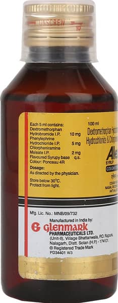 Alex Bottle Of 100Ml Syrup