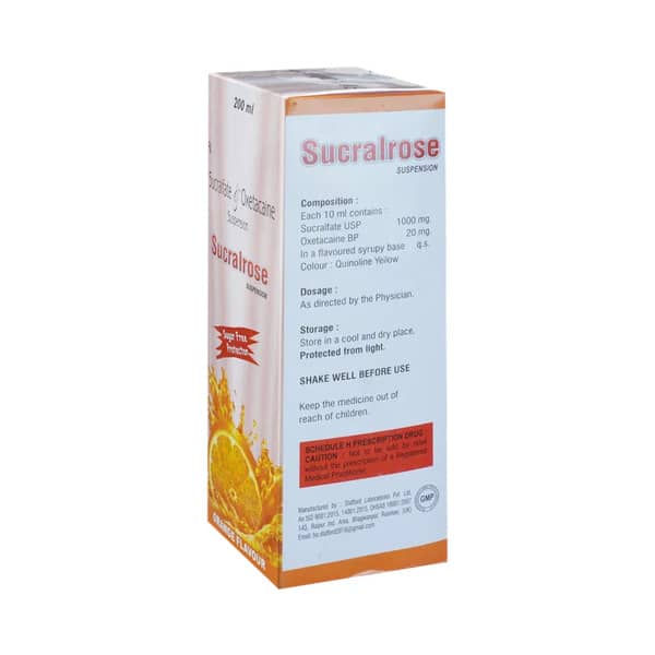 Sucralrose Orange Flavour Sugar Free Bottle Of 200ml Suspension