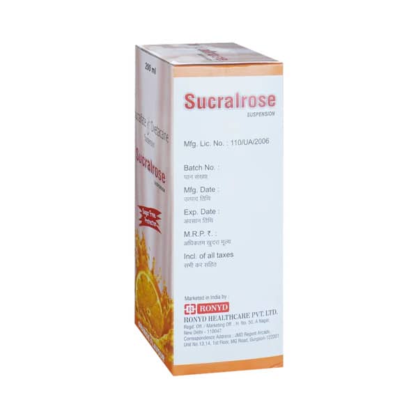 Sucralrose Orange Flavour Sugar Free Bottle Of 200ml Suspension