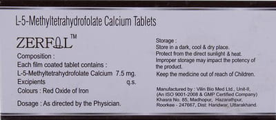 Zerfol Plus Strip Of 10 Tablets