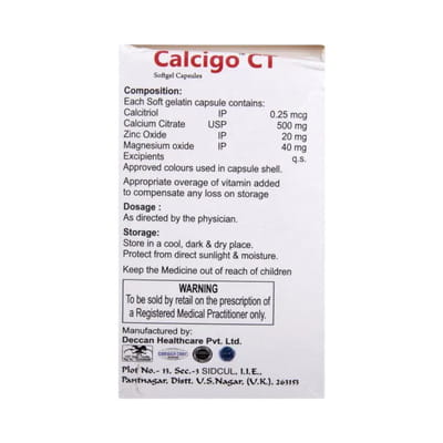 Calcigo Ct Strip Of 10 Capsules