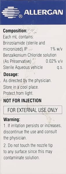 Brinzagan Bottle Of 5ml Eye Drops