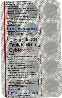 Cyblex Xr 60mg Strip Of 15 Tablets