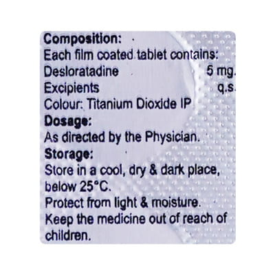 Isolor 5mg Strip Of 10 Tablets