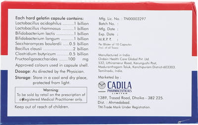 Cadbios Forte Strip Of 10 Capsules