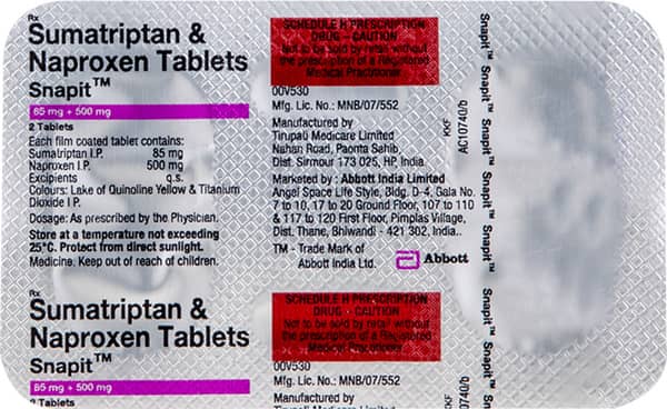 Snapit Strip Of 2 Tablets