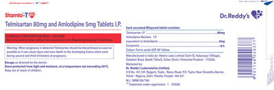 Stamlo T 80mg Strip Of 10 Tablets