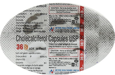 36 D 60k Strip Of 4 Capsules