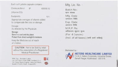 36 D 60k Strip Of 4 Capsules